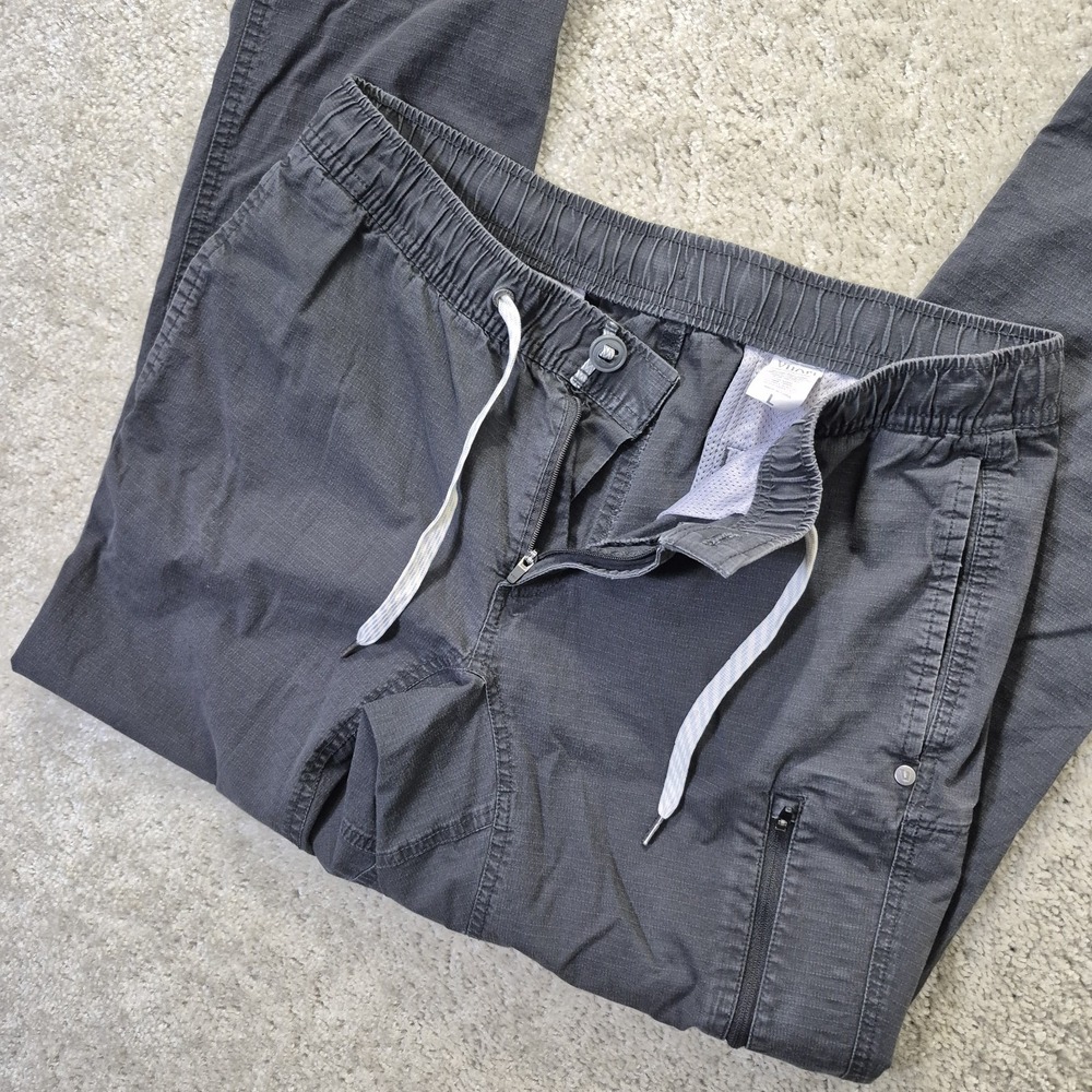 Vuori Pants Ripstop Climber Pant Mens Large Gray Hiking Stretch Outdoor Tactical